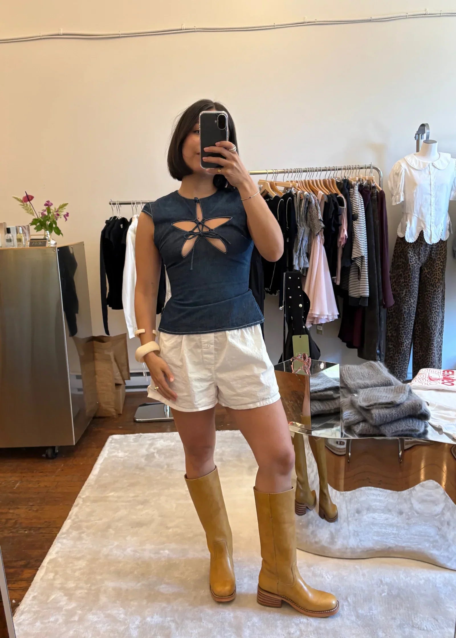 Starlight Cutout Top