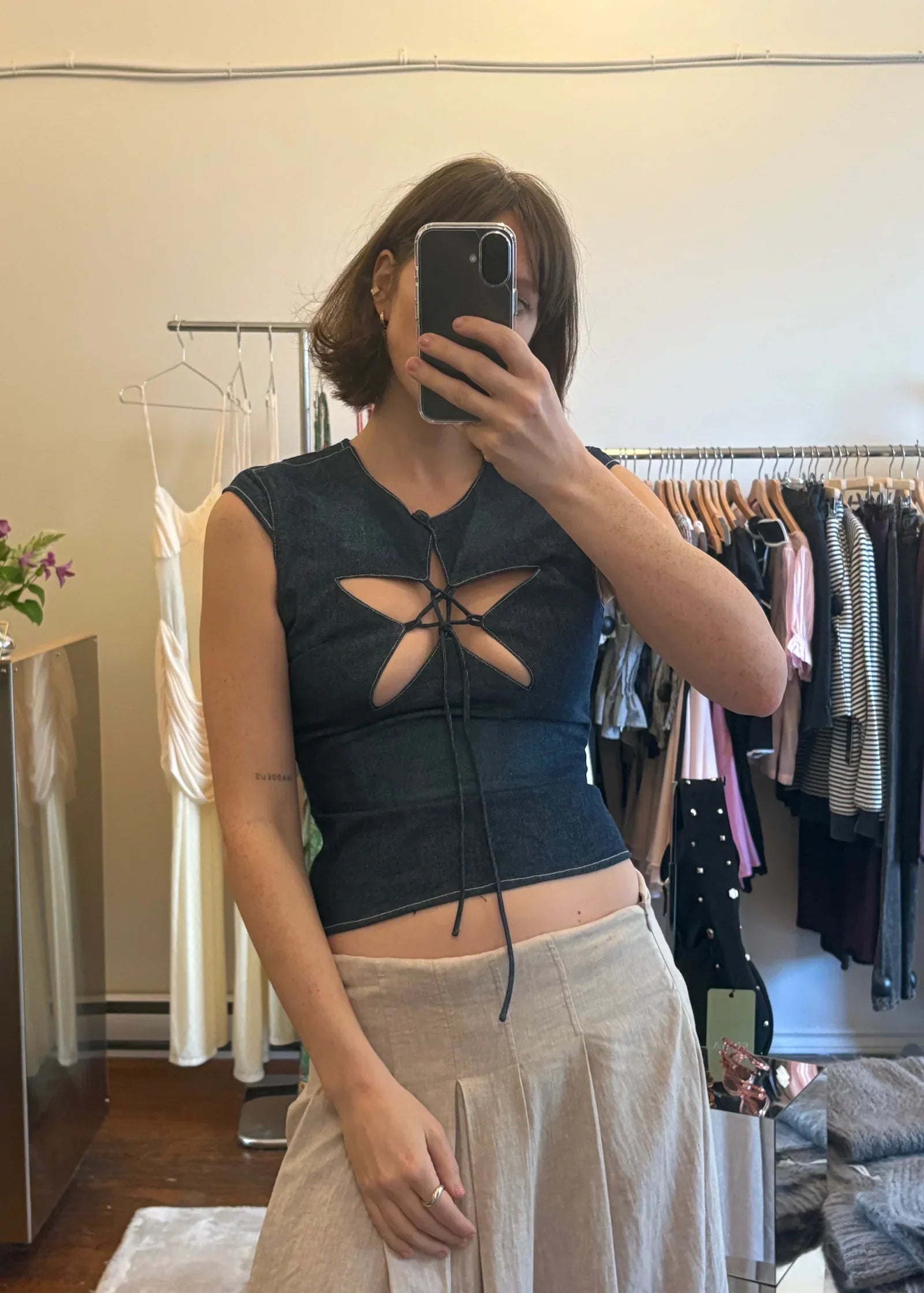 Starlight Cutout Top